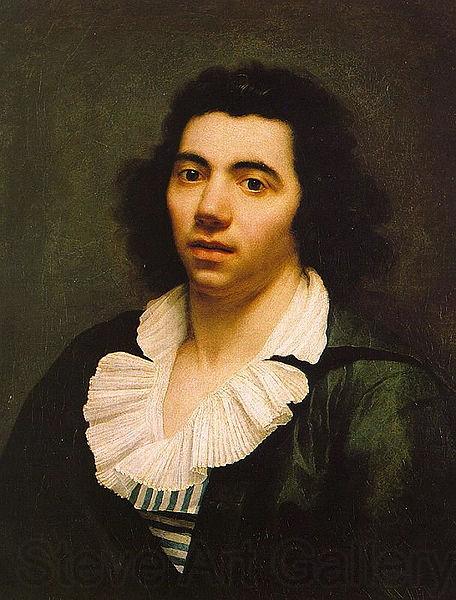 Anne-Louis Girodet de Roussy-Trioson Self portrait France oil painting art